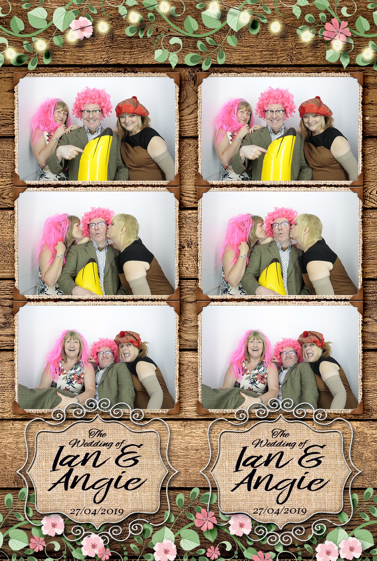 Ian & Angie’s wedding  | View more photos from the event at gallery.myphotoboothexperience.co.uk/u/MyPhotoBoothExperienceLtd/Ian-Angie’s-wedding
